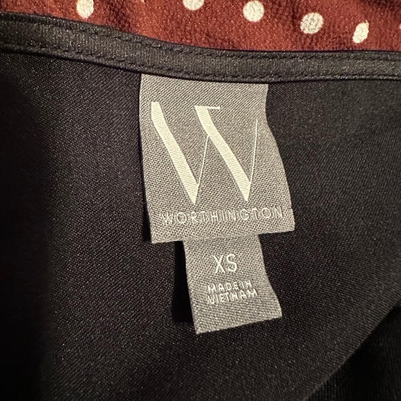 WORTHINGTON FULL LENGTH BLACK SLIP DRESS. - Picture 5 of 6